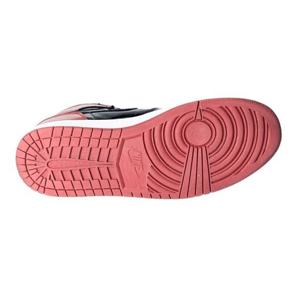 COPY NIKE Air Jordan 1 Retro High OG 'Patent Bred' Sneakers Size 12 - Picture 9 of 12